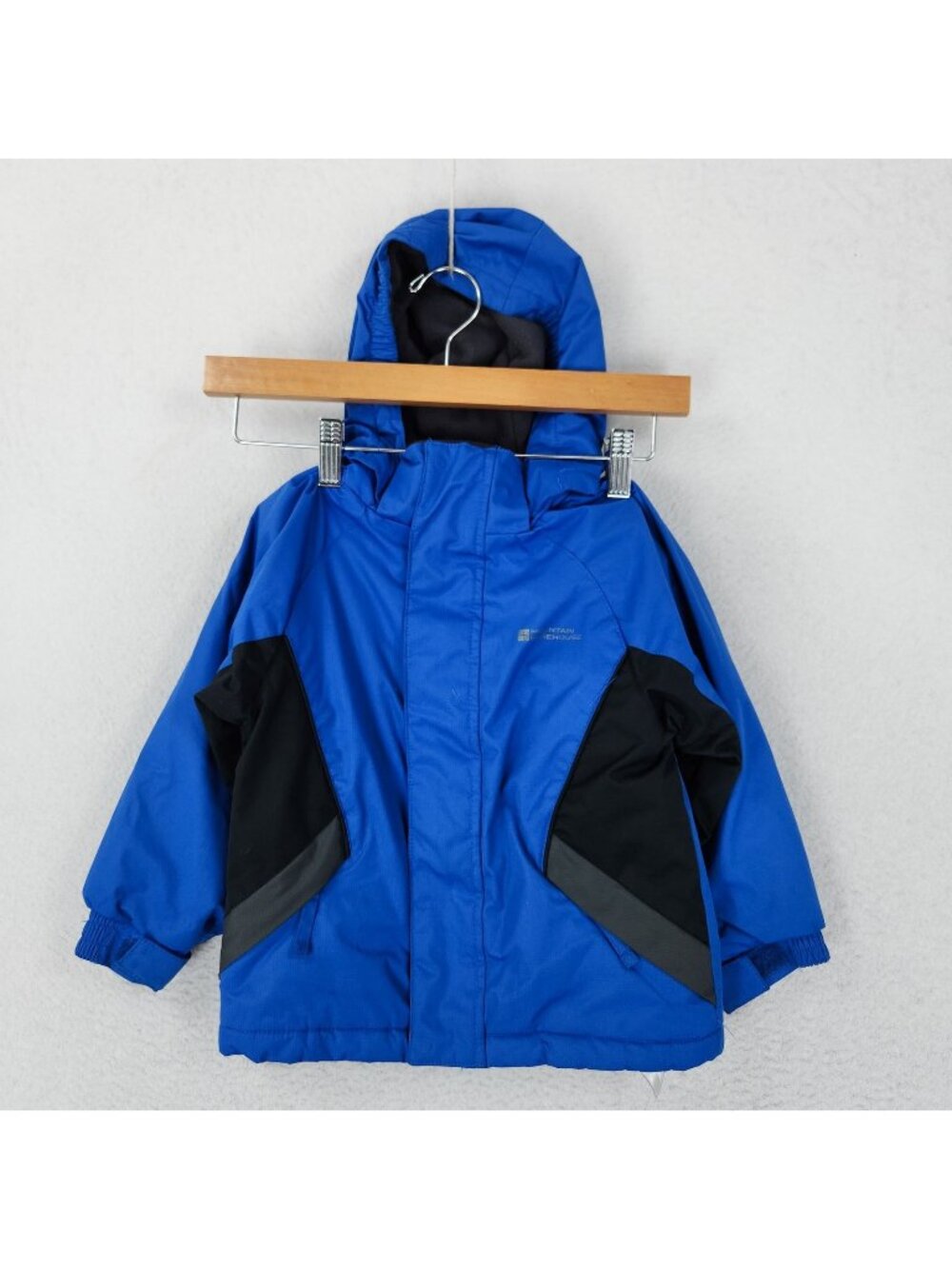 Mountain Warehouse Jacket Boys 2T-3T Blue Hooded Fleece Lined Snow Winter Ski